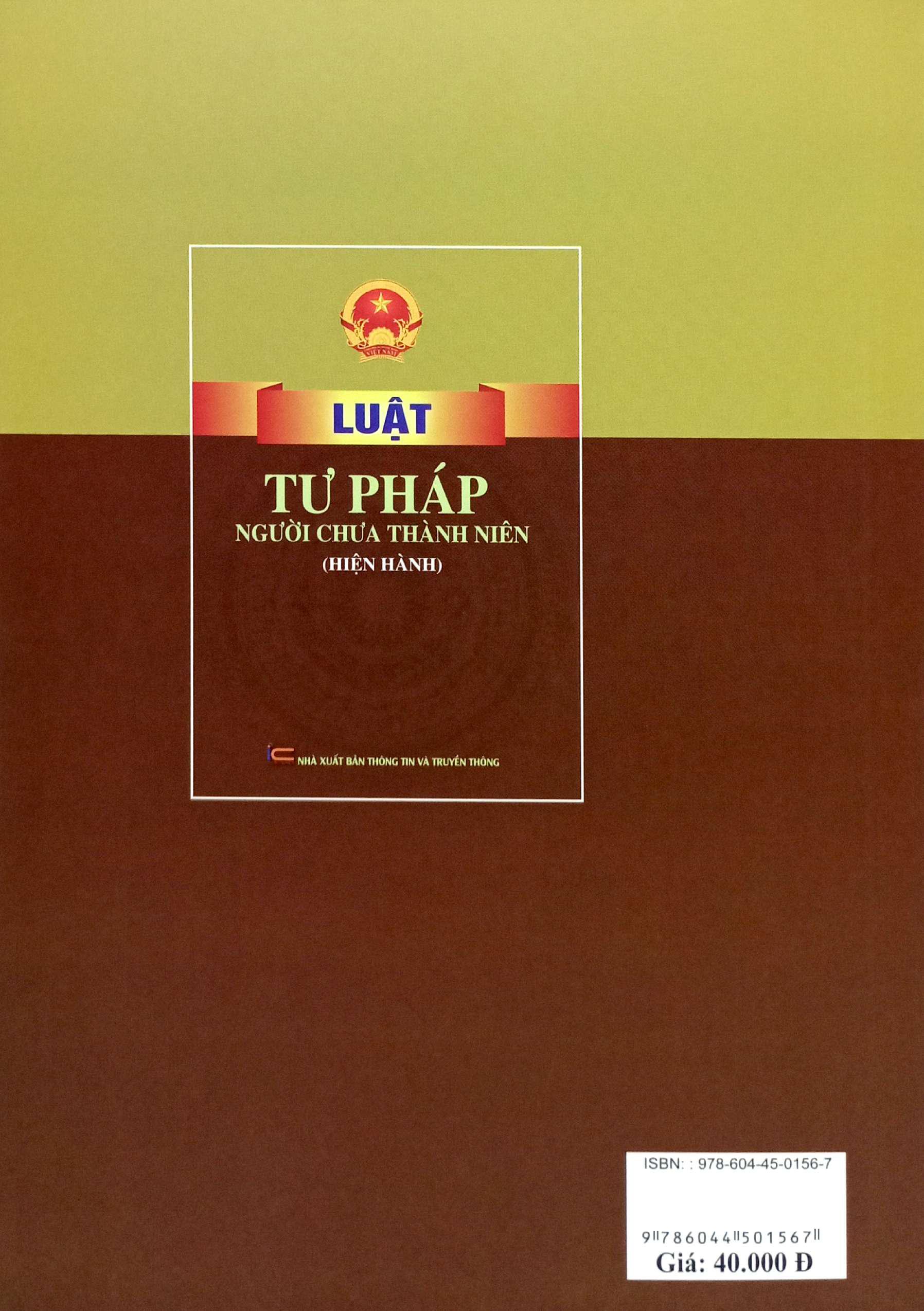 Luat Tu Phap Nguoi Chua Thanh Nien (Hien Hanh)
