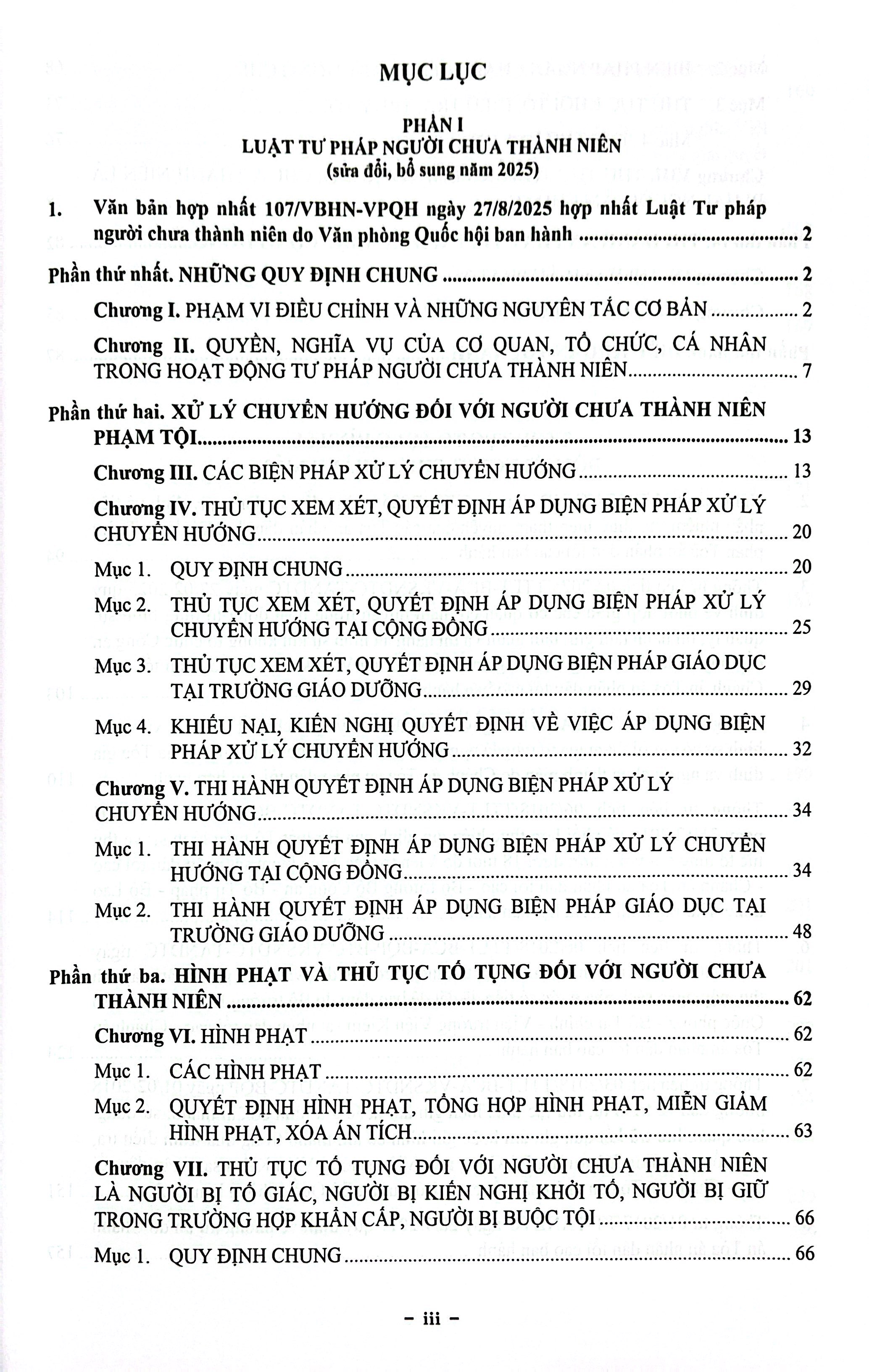 Luật Tư Pháp Người Chưa Thành Niên (Sửa Đổi, Bổ Sung Năm 2025) - Hệ Thống Các Văn Bản Về Thủ Tục Tố Tụng Hình Sự Đối Với Người Chưa Thành Niên