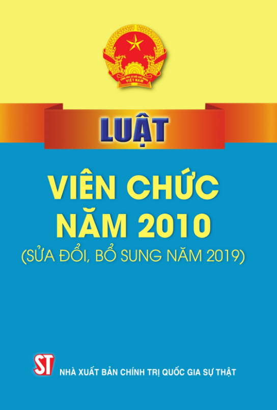 luật viên chức năm 2010 (sửa đổi, bổ sung năm 2019)