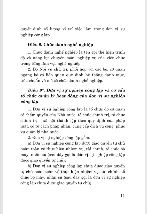 luật viên chức năm 2010 (sửa đổi, bổ sung năm 2019)