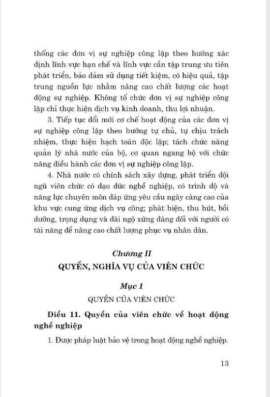 luật viên chức năm 2010 (sửa đổi, bổ sung năm 2019)