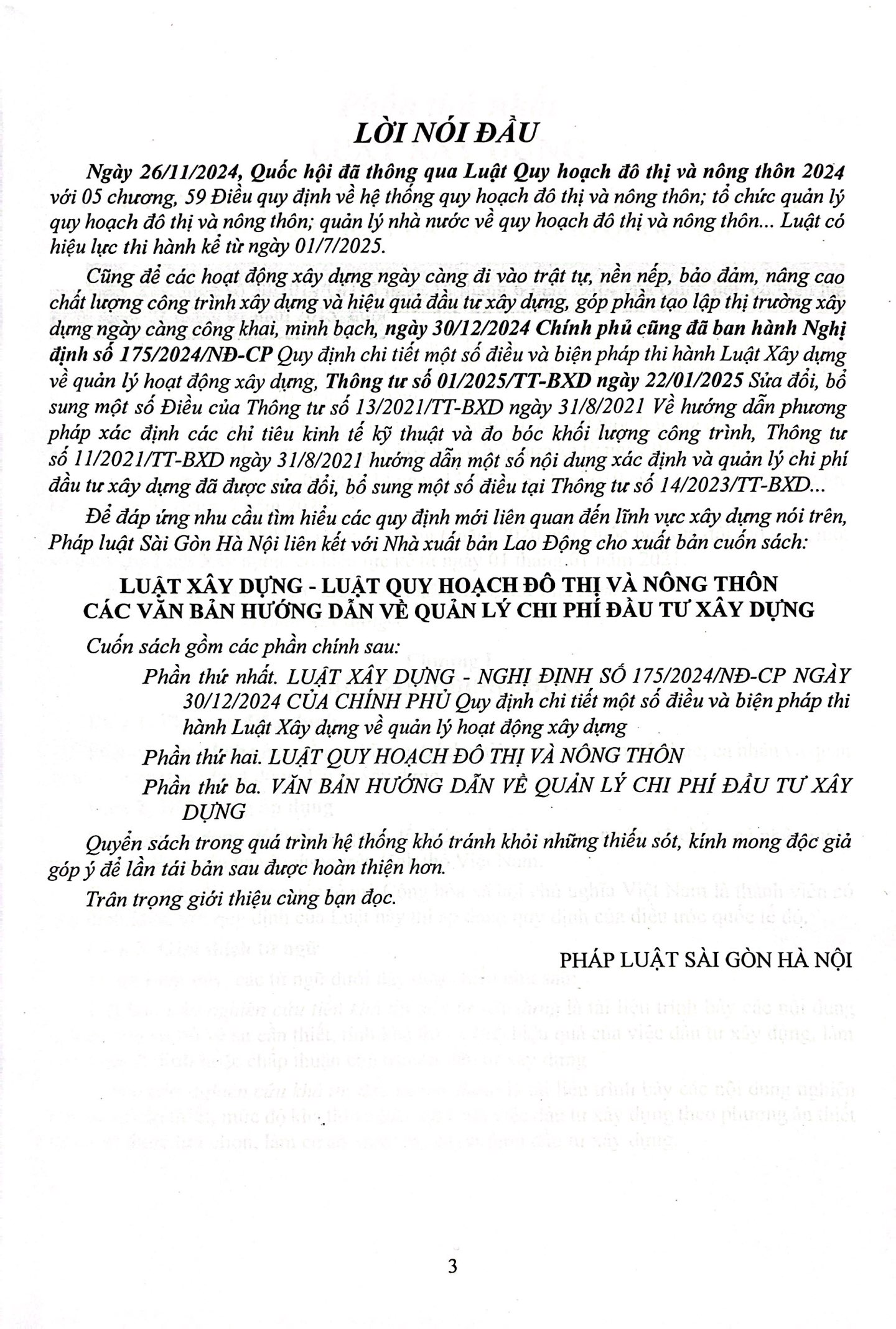 luật xây dựng, luật quy hoạch đô thị và nông thôn