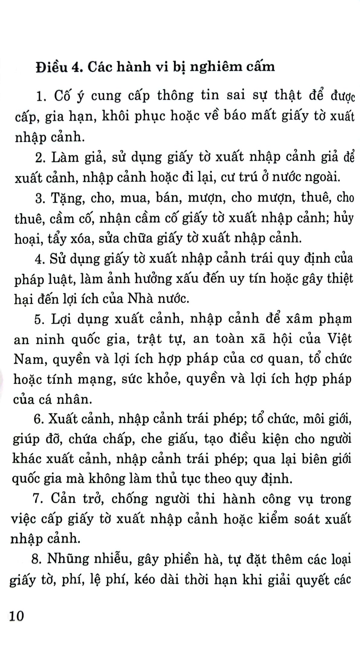 luật xuất cảnh, nhập cảnh của công dân việt nam (hiện hành) (sửa đổi, bổ sung năm 2023)