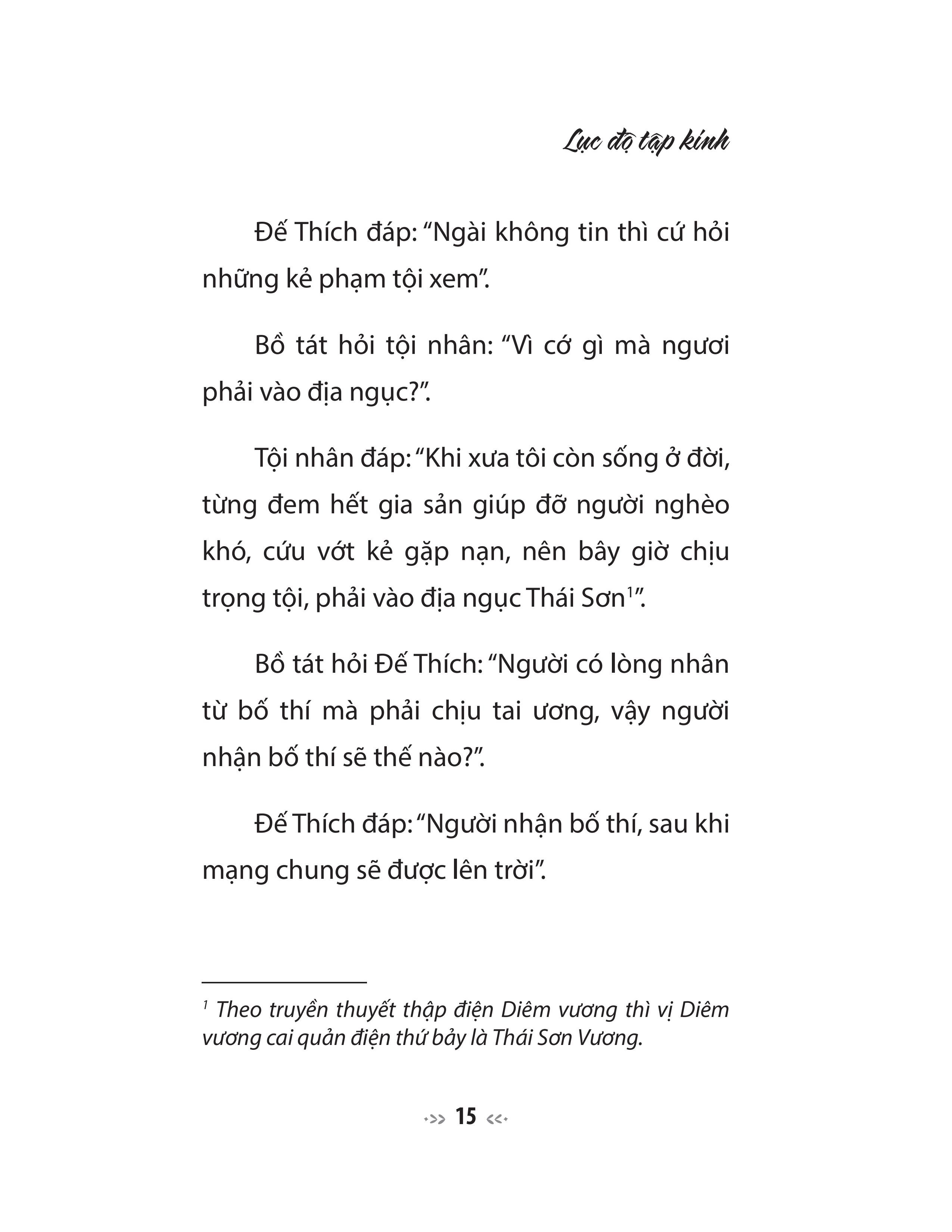 lục độ tập kinh - truyện tiền thân của đức phật - hạnh bố thí