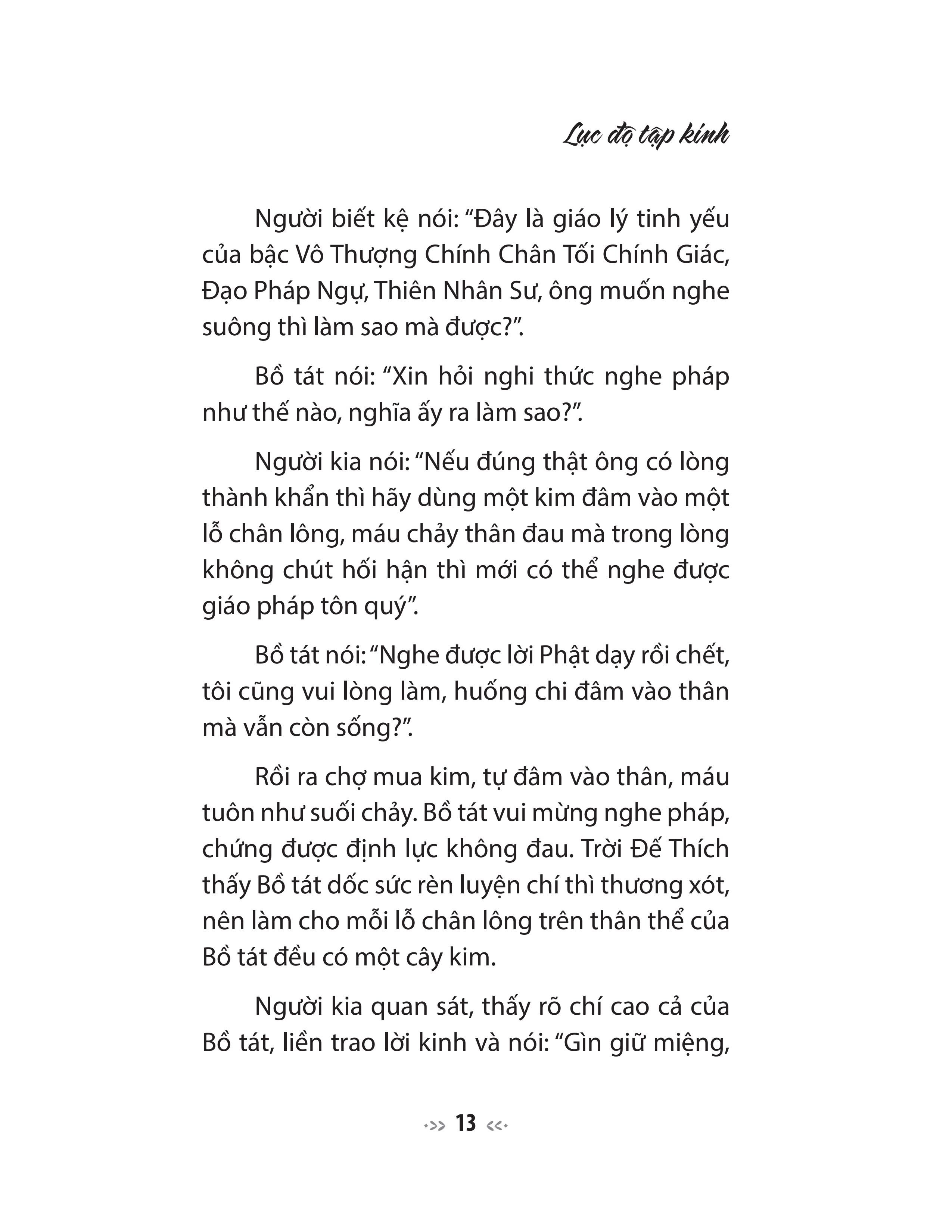 lục độ tập kinh - truyện tiền thân của đức phật - tinh tấn, thiền định và trí tuệ