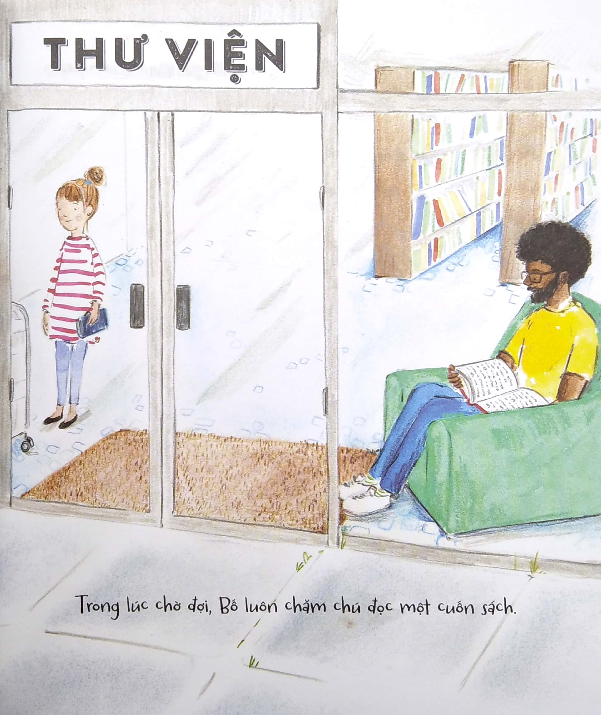 luna yêu ngày tới thư viện