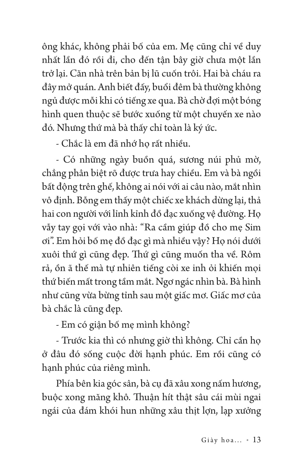 lưng người thăm thẳm