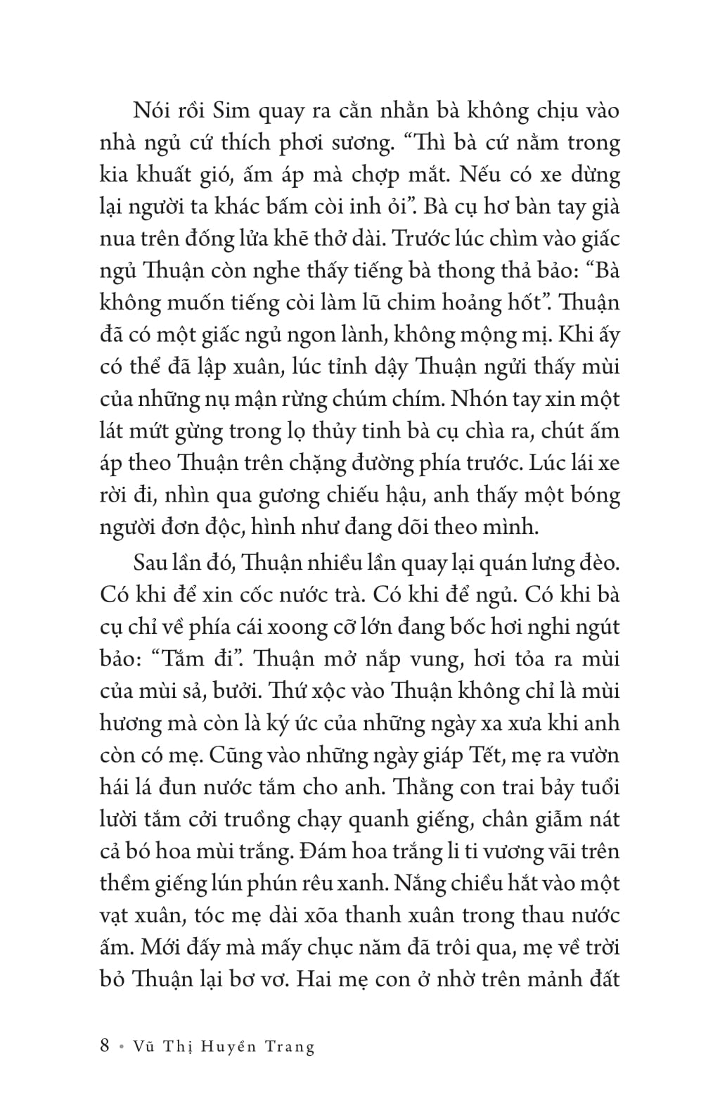 lưng người thăm thẳm