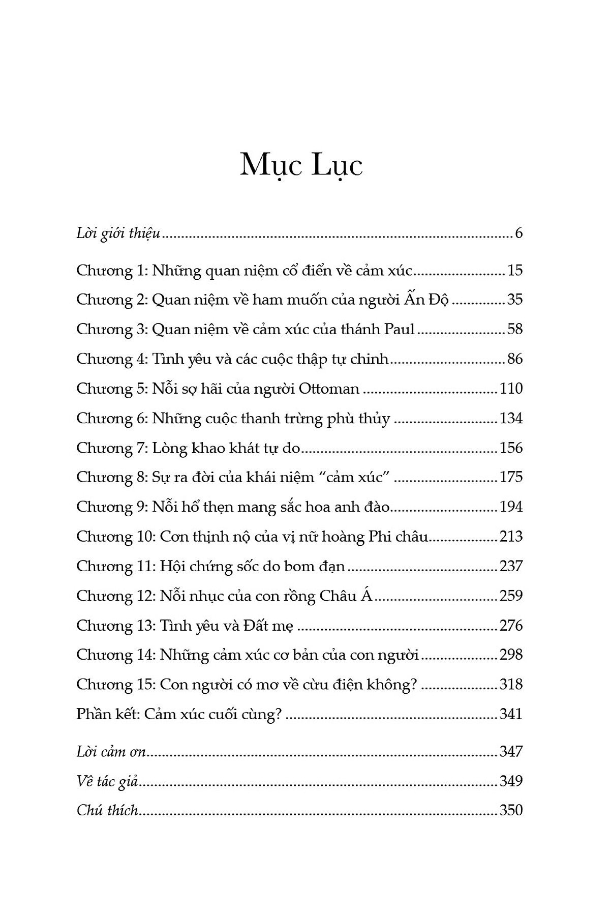 lược sử của nhân loại về cảm xúc