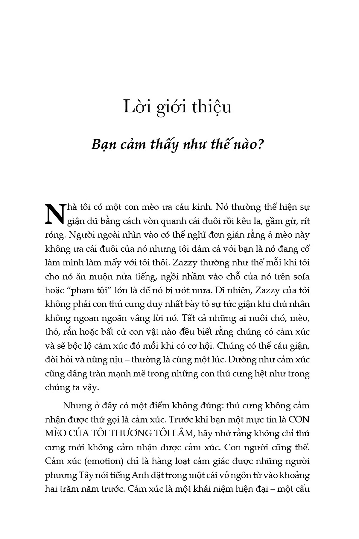 lược sử của nhân loại về cảm xúc