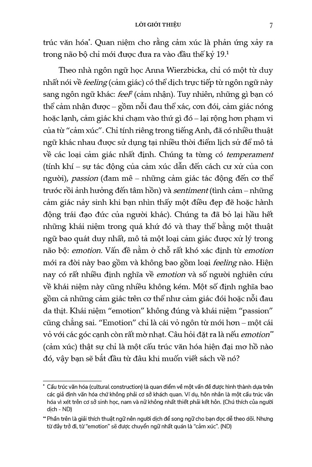 lược sử của nhân loại về cảm xúc