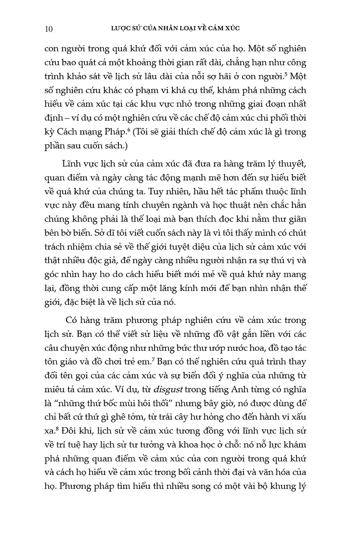 lược sử của nhân loại về cảm xúc