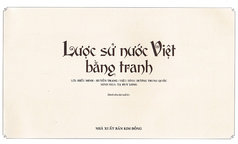 lược sử nước việt bằng tranh (tái bản 2024)