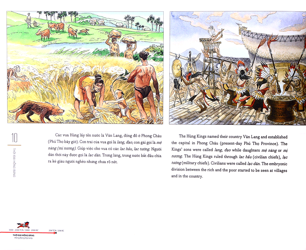 lược sử nước việt bằng tranh - viet nam - a brief history in pictures - bìa cứng (tái bản 2019)