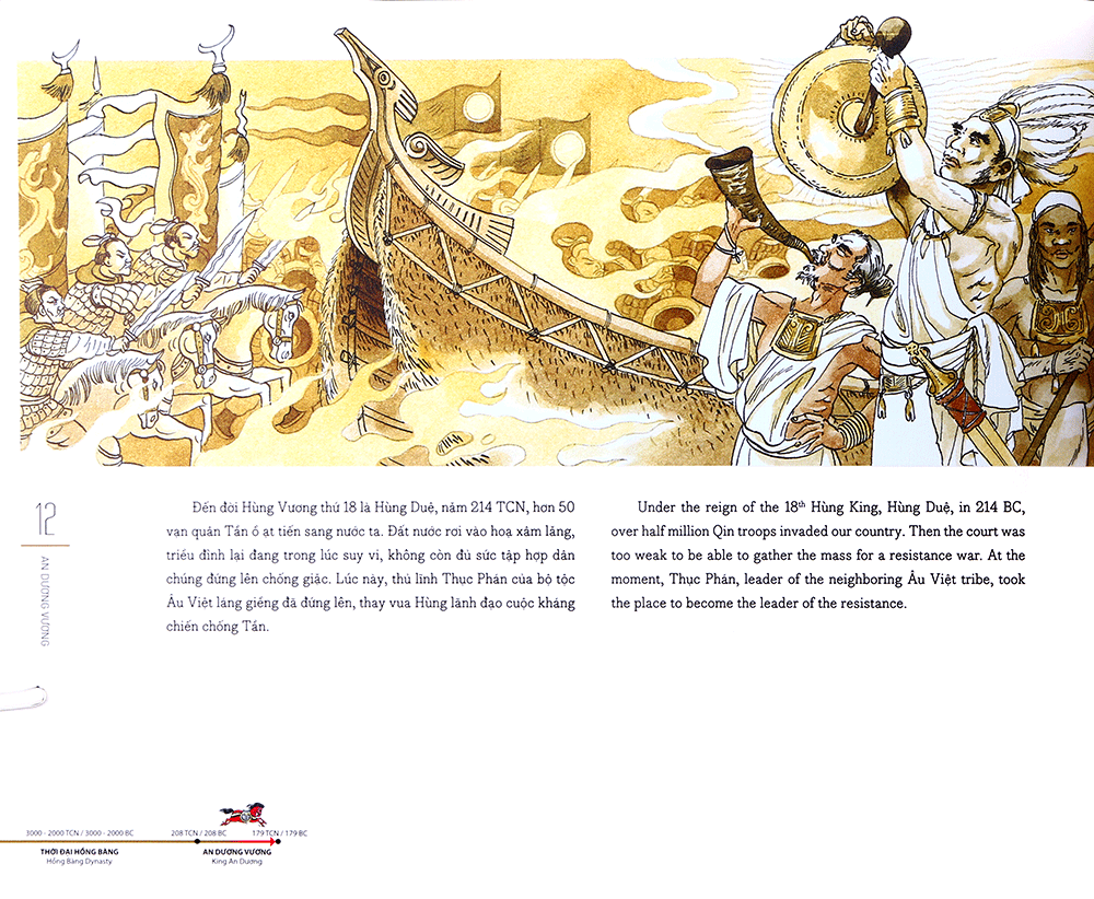 lược sử nước việt bằng tranh - viet nam - a brief history in pictures - bìa cứng (tái bản 2019)