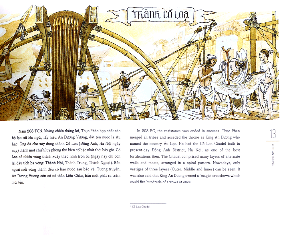 lược sử nước việt bằng tranh - viet nam - a brief history in pictures - bìa cứng (tái bản 2019)