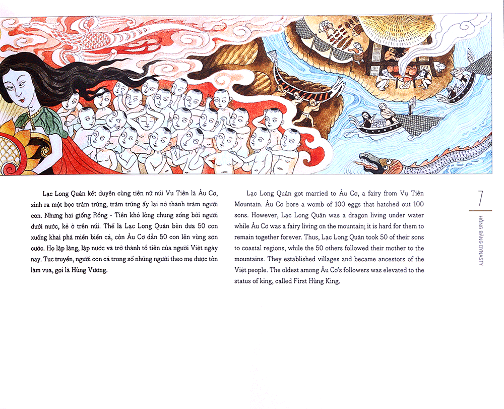 lược sử nước việt bằng tranh - viet nam - a brief history in pictures - bìa cứng (tái bản 2019)