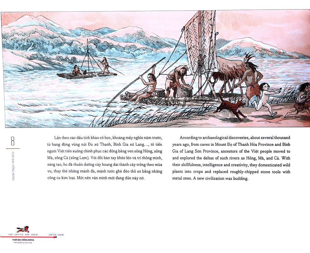 lược sử nước việt bằng tranh - viet nam - a brief history in pictures - bìa cứng (tái bản 2019)