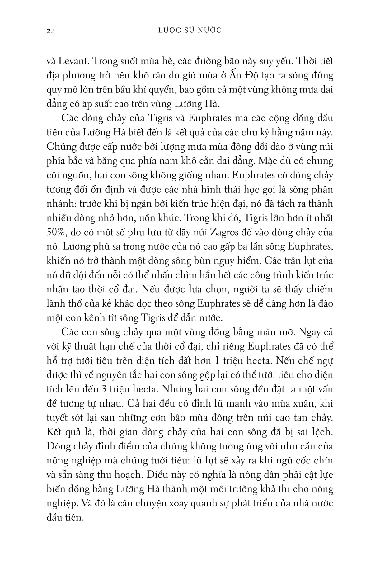 lược sử nước - water - a biography