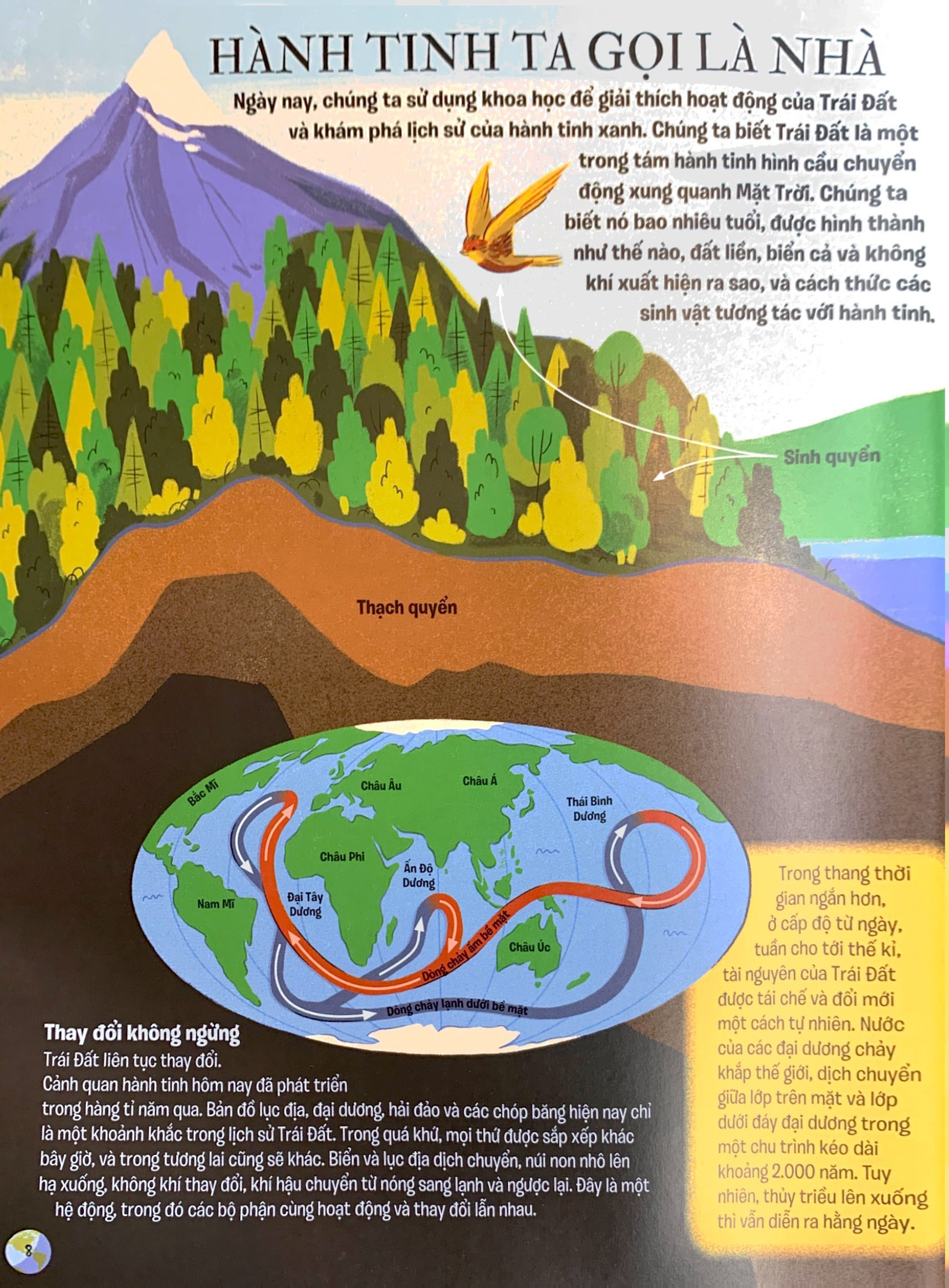 lược sử trái đất bằng hình - từ cát bụi đến đô thị hiện đại