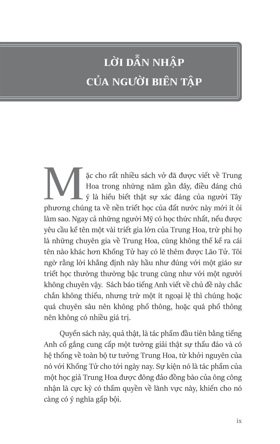 Luoc Su Triet Hoc Trung Hoa - A Short History Of Chinese Philosophy - Bia Cung