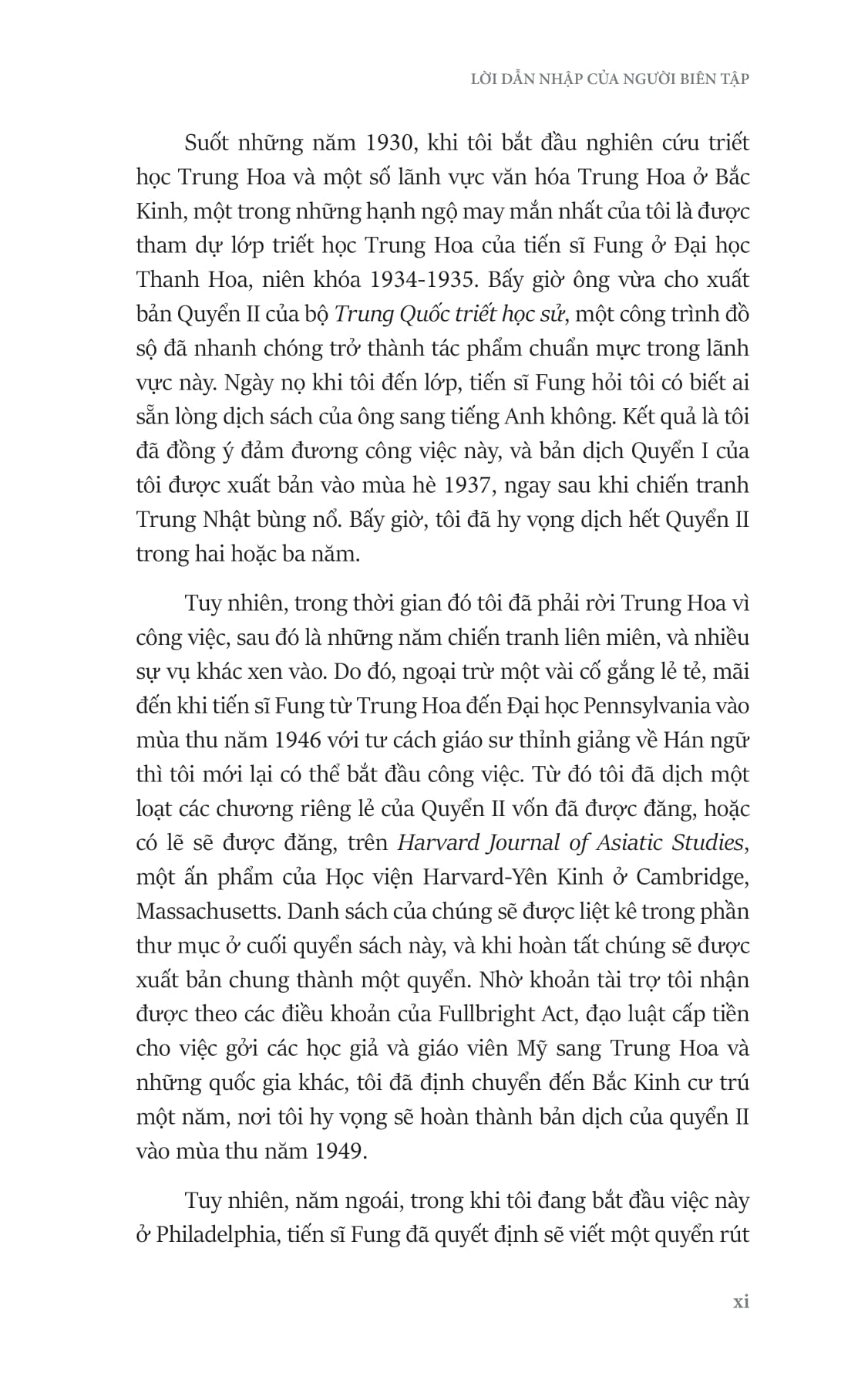 Luoc Su Triet Hoc Trung Hoa - A Short History Of Chinese Philosophy - Bia Cung
