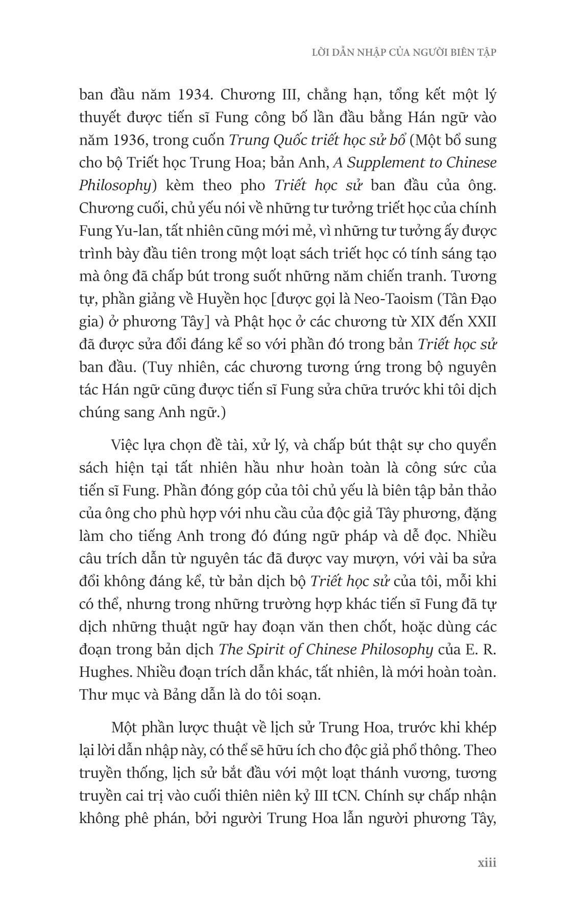 Luoc Su Triet Hoc Trung Hoa - A Short History Of Chinese Philosophy - Bia Cung