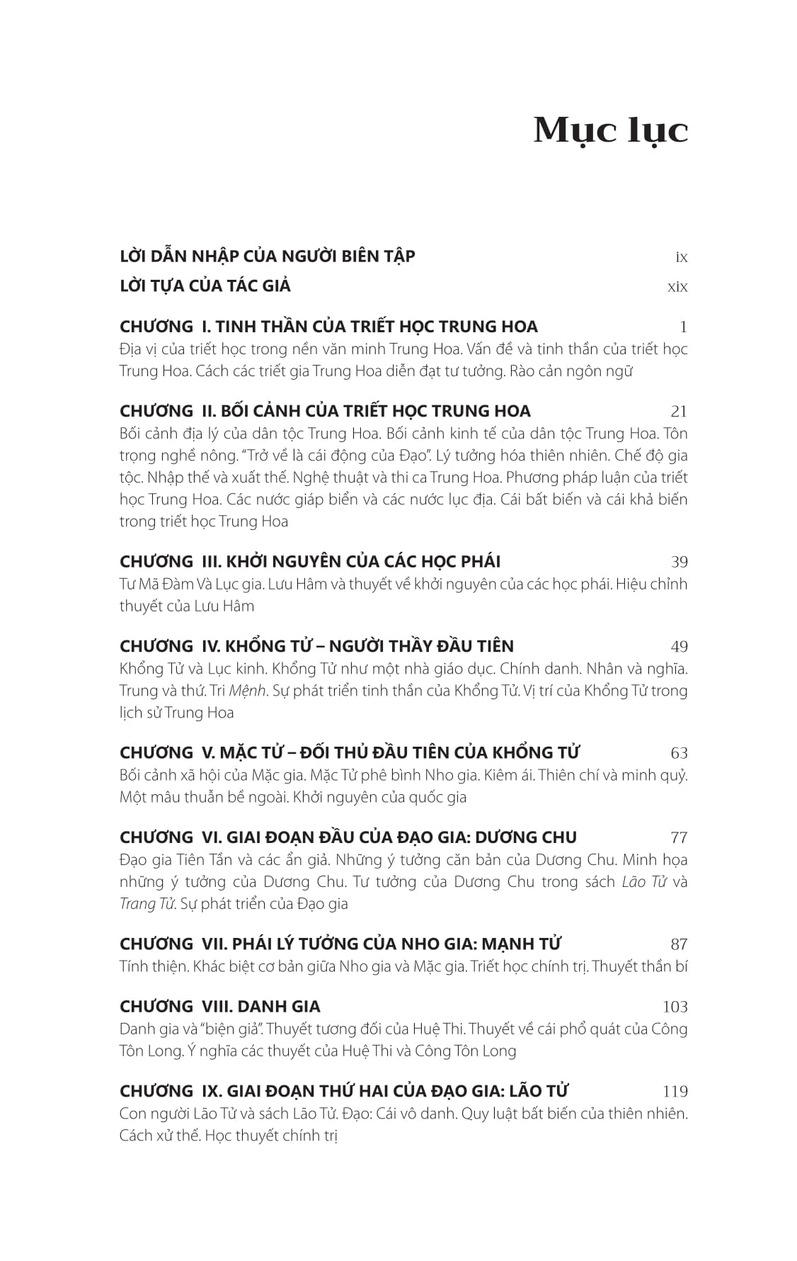 Luoc Su Triet Hoc Trung Hoa - A Short History Of Chinese Philosophy - Bia Cung