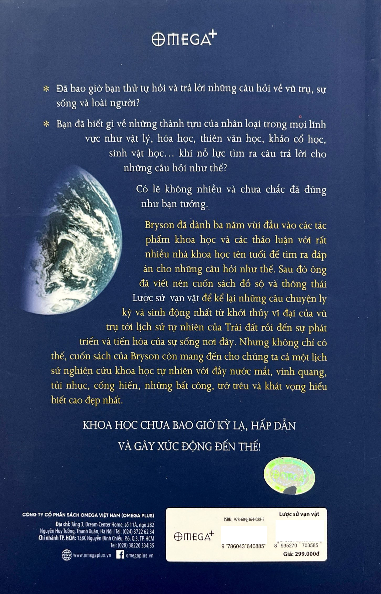 lược sử vạn vật - a short history of nearly everything