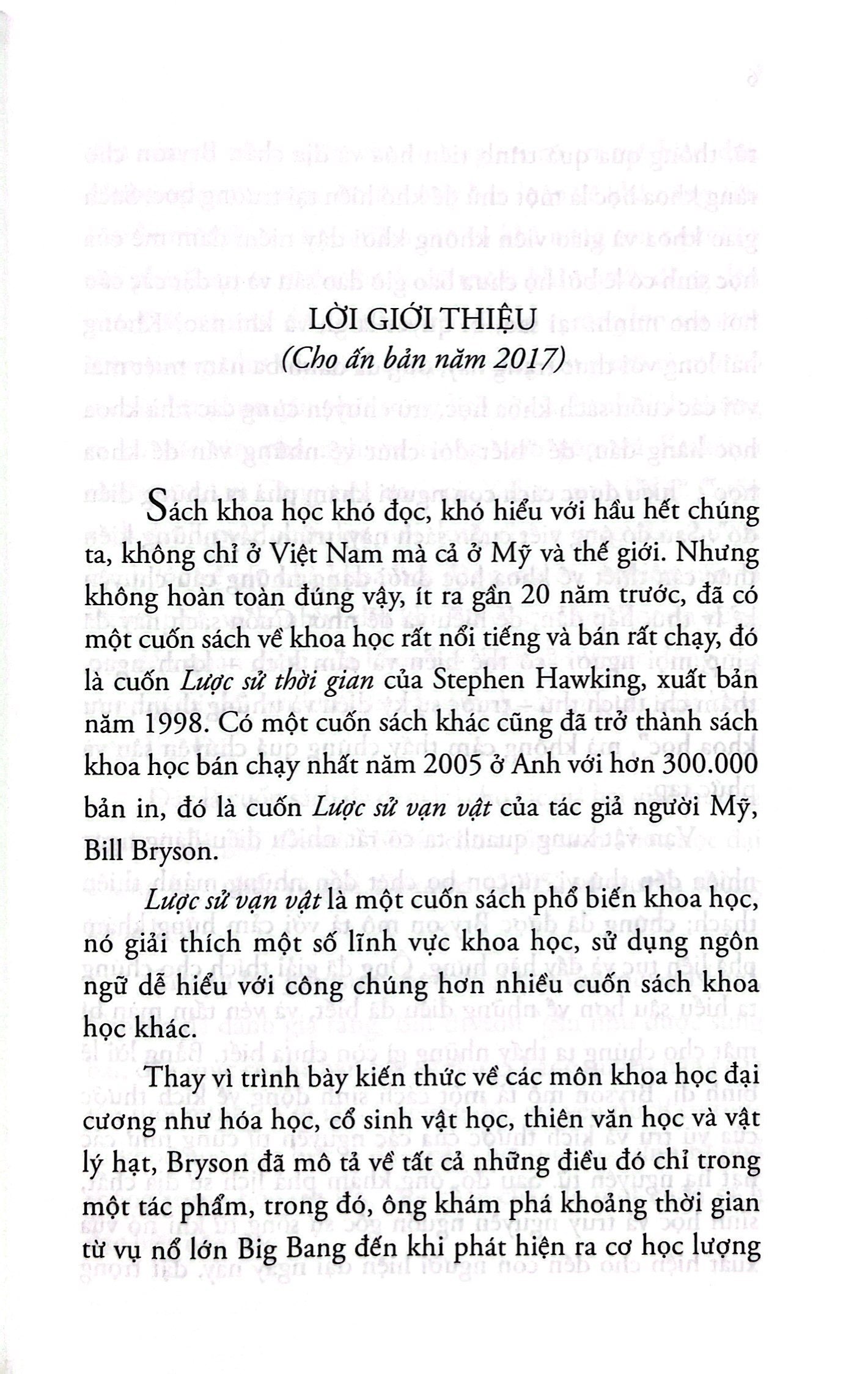 lược sử vạn vật - a short history of nearly everything
