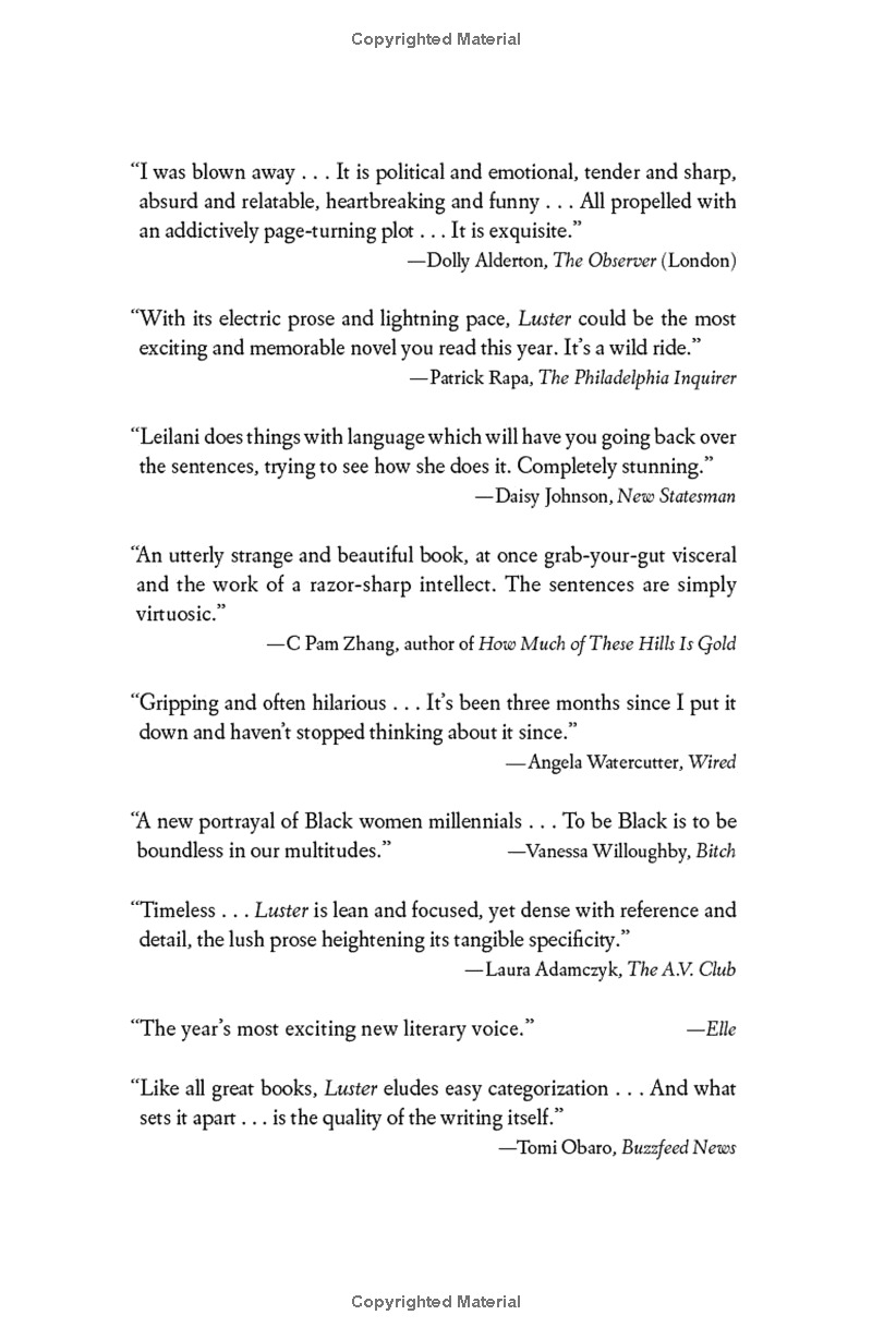 luster: a novel