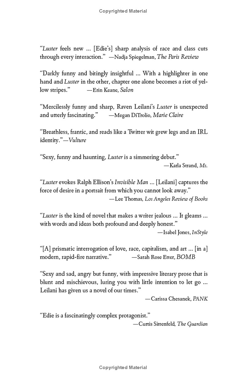 luster: a novel