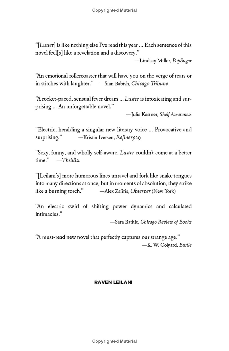 luster: a novel