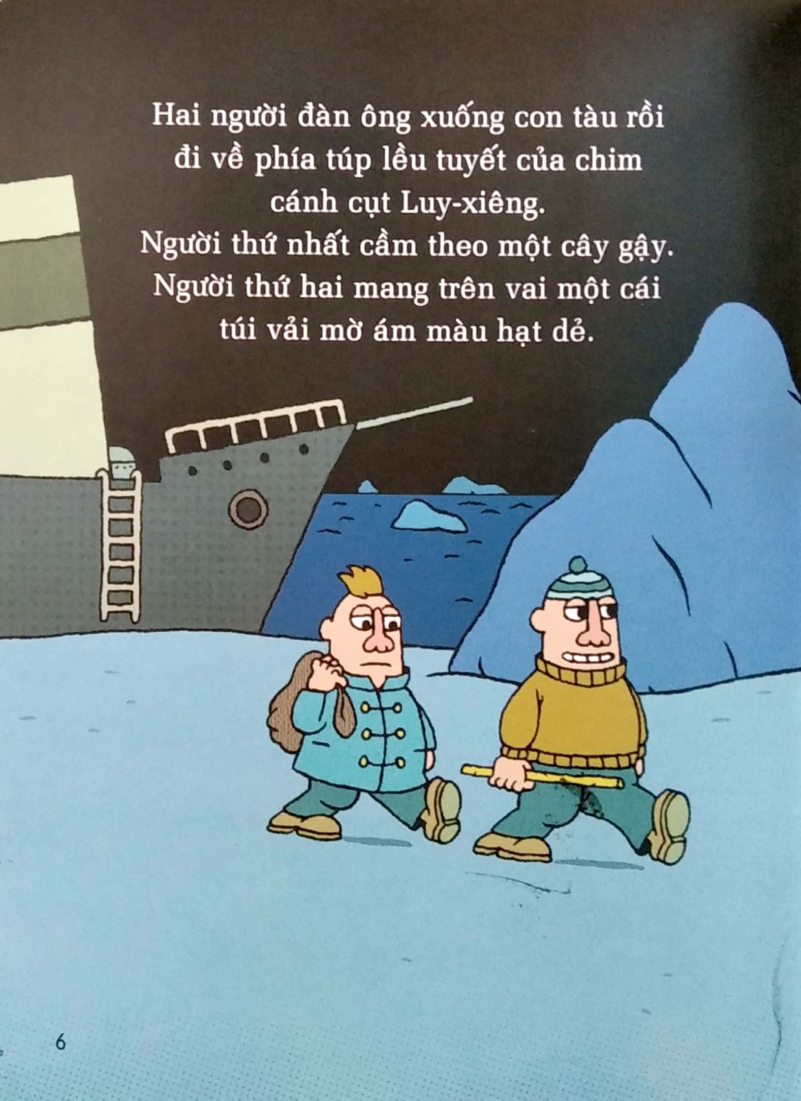luy-xiêng và chú người tuyết cô độc