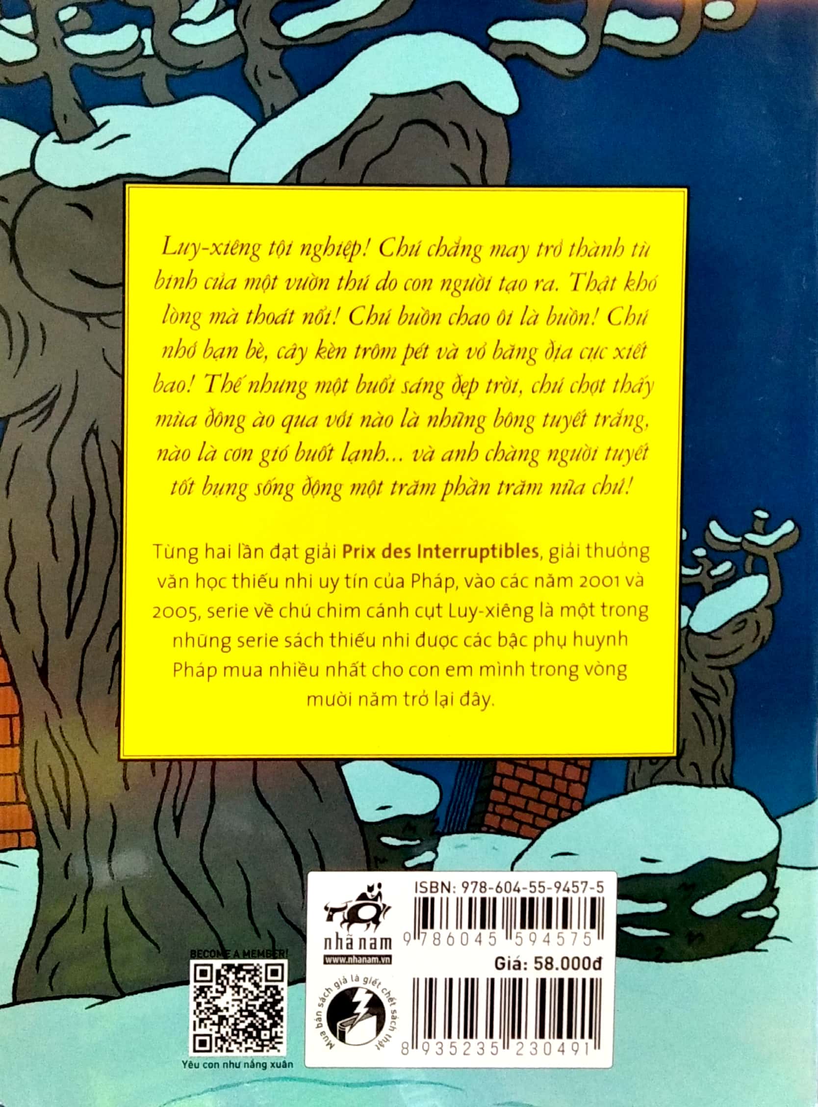 luy-xiêng và chú người tuyết cô độc