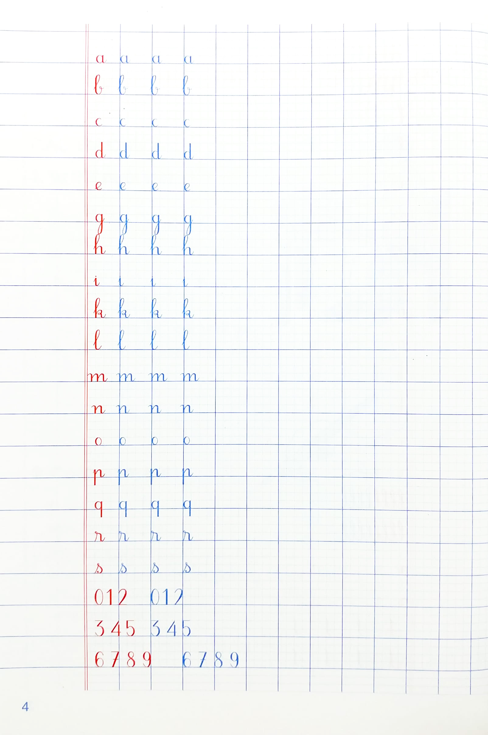 luyện chữ đẹp - chữ đứng nét thanh, đậm