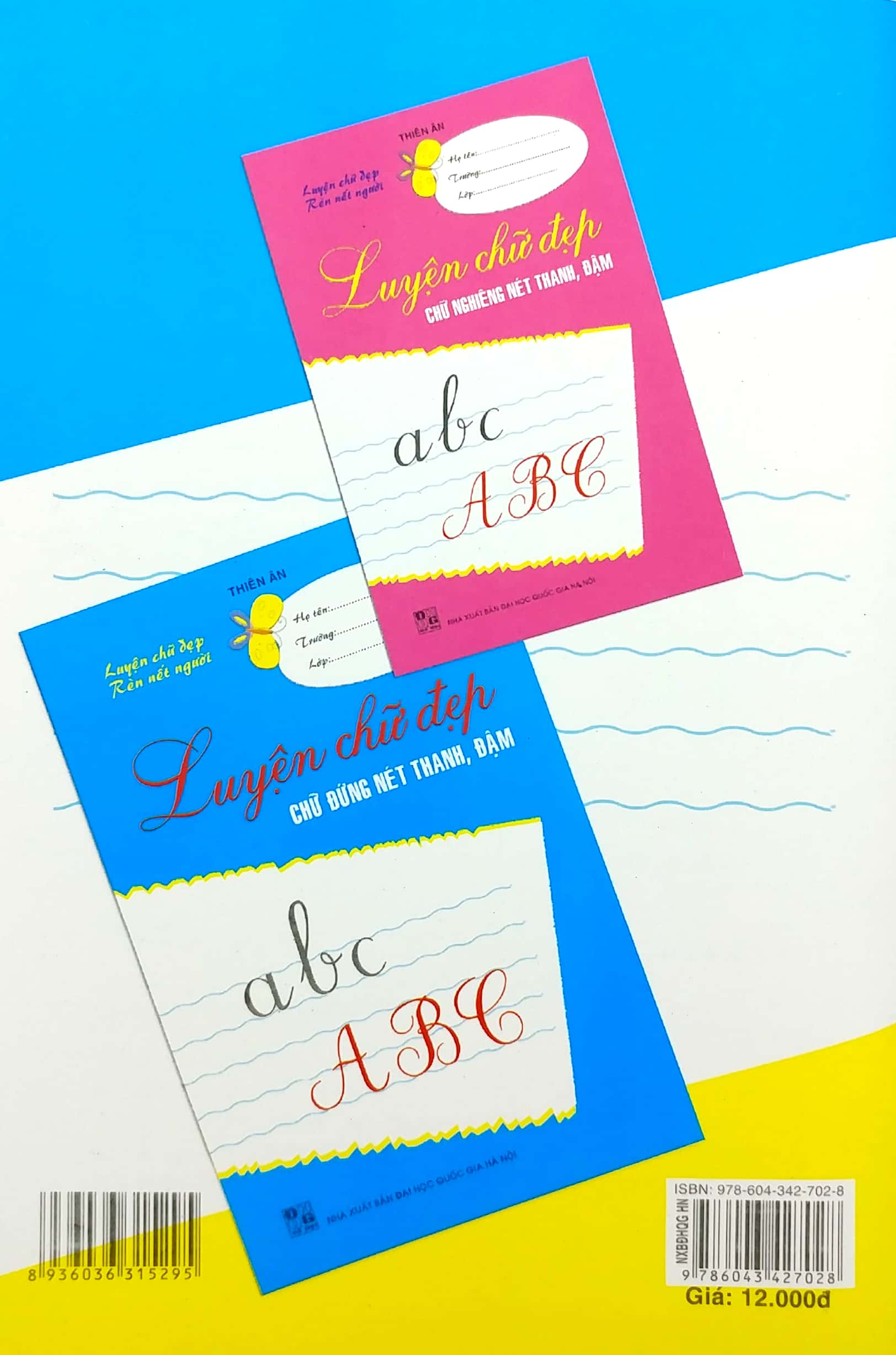 luyện chữ đẹp - chữ đứng nét thanh, đậm