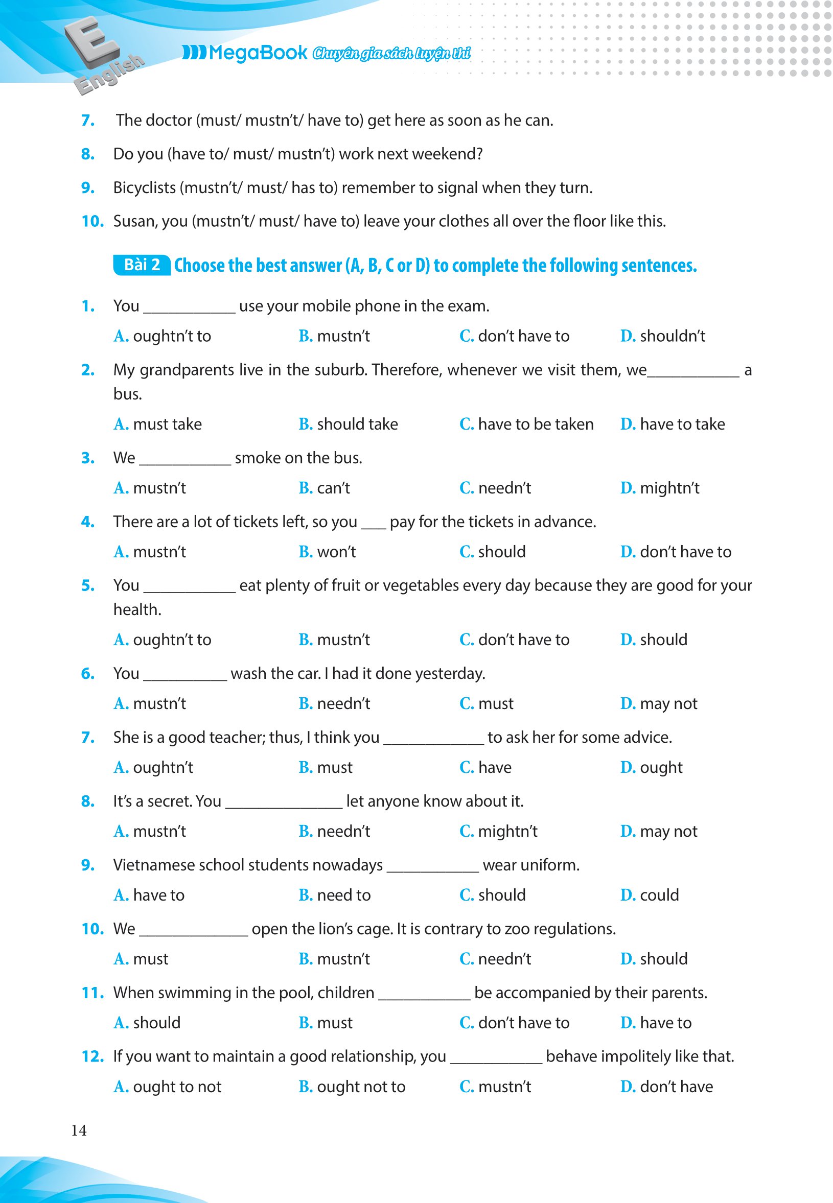 luyện chuyên sâu ngữ pháp và bài tập tiếng anh 11