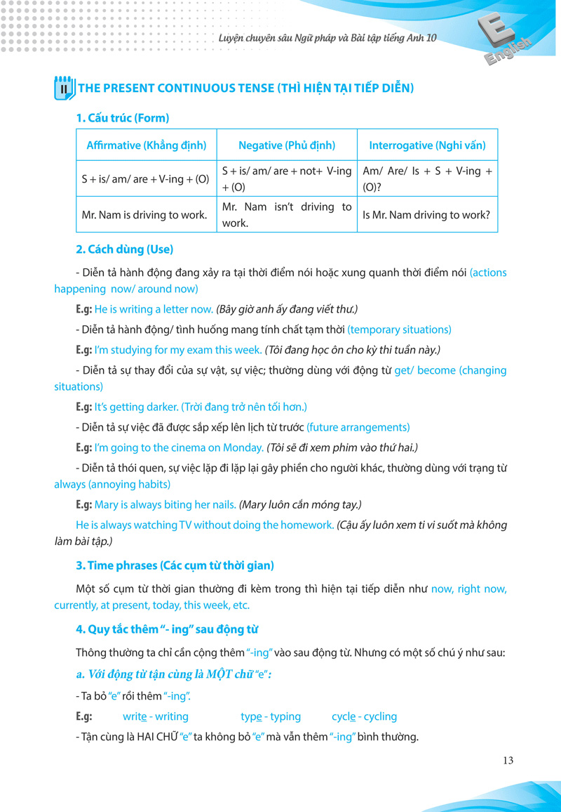 luyện chuyên sâu ngữ pháp và bài tập tiếng anh lớp 10