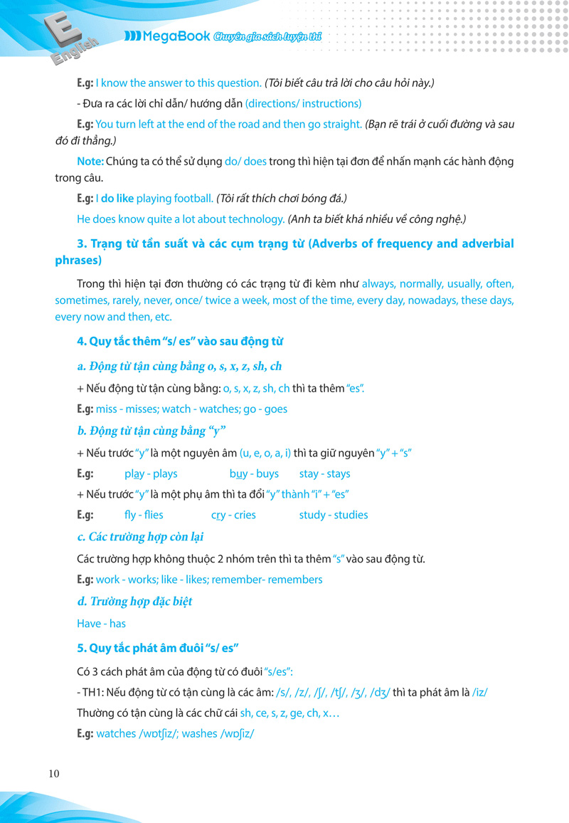 luyện chuyên sâu ngữ pháp và bài tập tiếng anh lớp 10