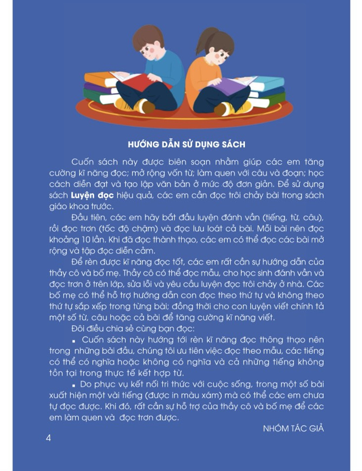 luyện đọc lớp 1