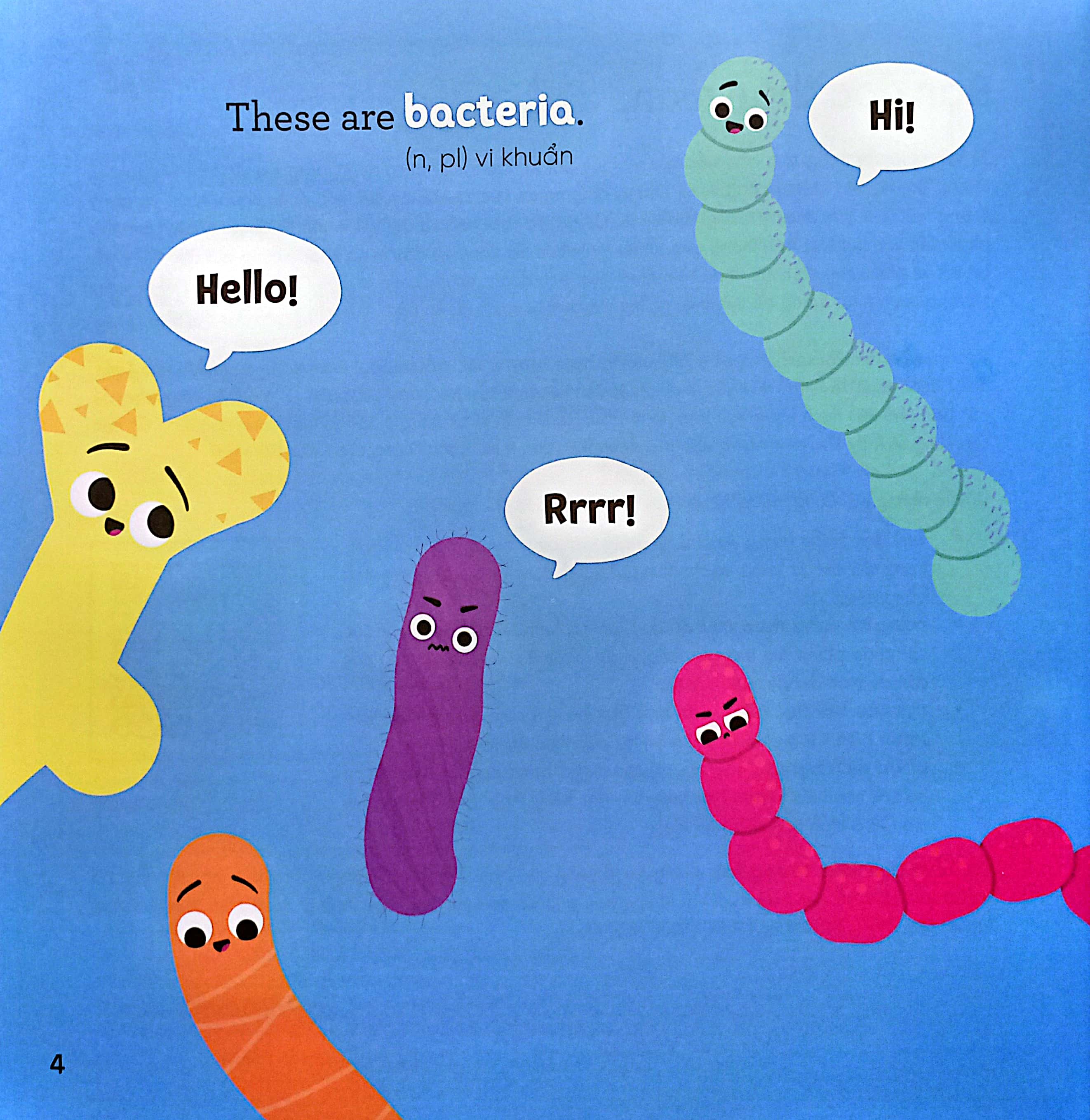 luyện đọc tiếng anh, phát triển từ vựng - nhà sinh hóa tương lai - bacteria & antibiotics - vi khuẩn & kháng sinh