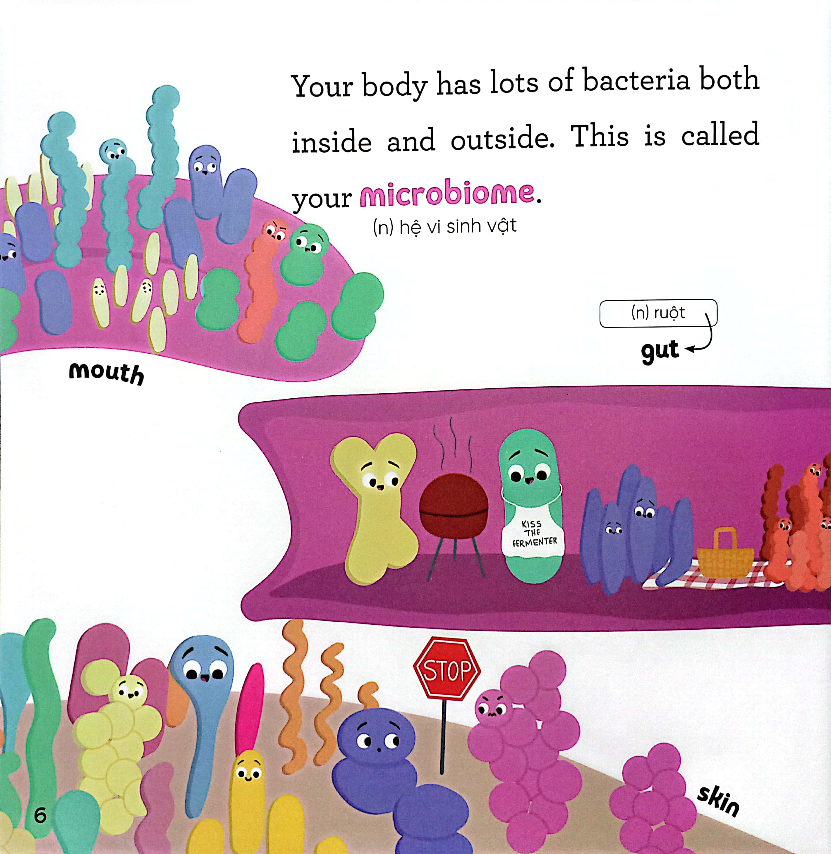 luyện đọc tiếng anh, phát triển từ vựng - nhà sinh hóa tương lai - bacteria & antibiotics - vi khuẩn & kháng sinh