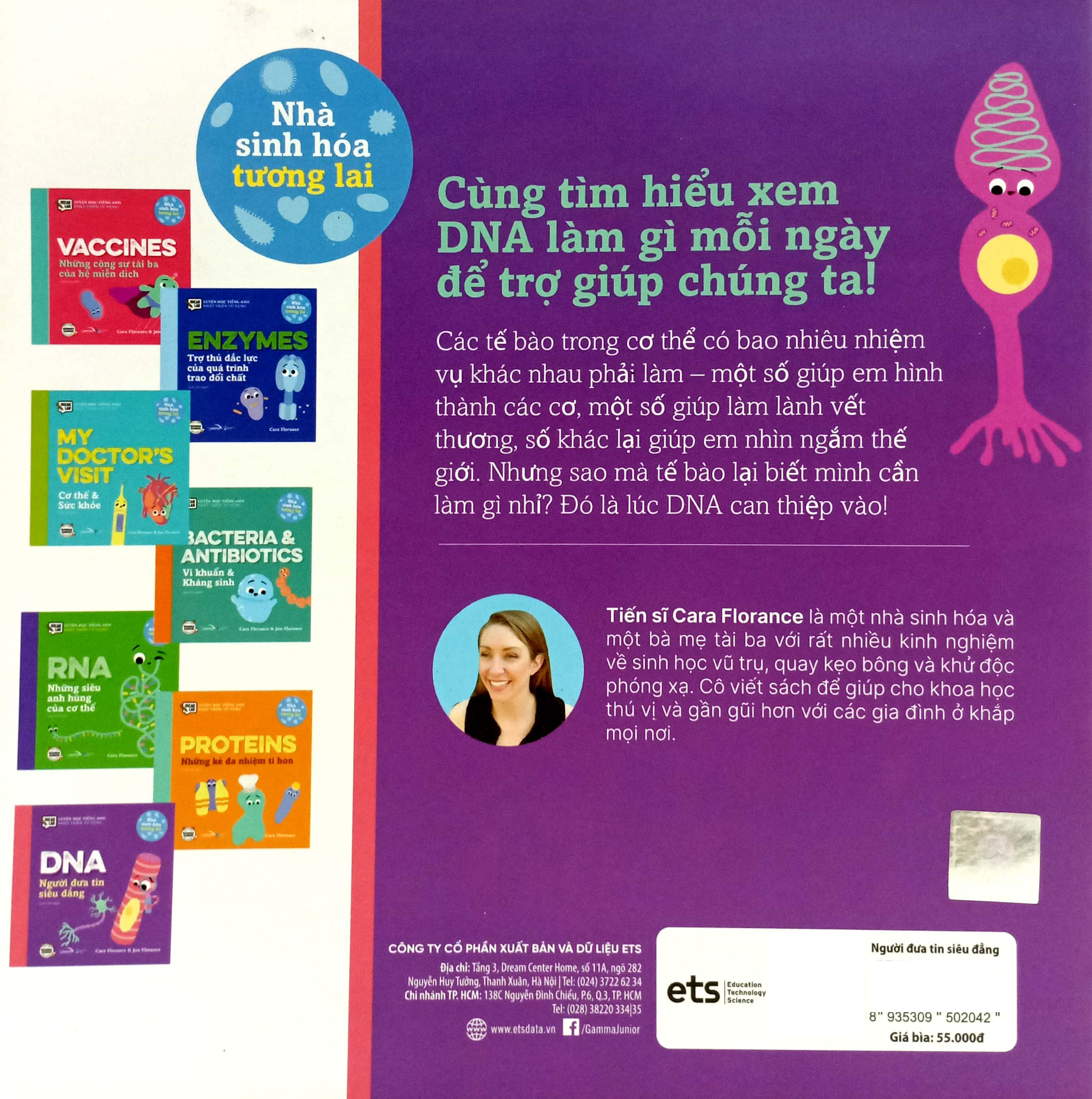 luyện đọc tiếng anh, phát triển từ vựng - nhà sinh hóa tương lai - dna - người đưa tin siêu đẳng