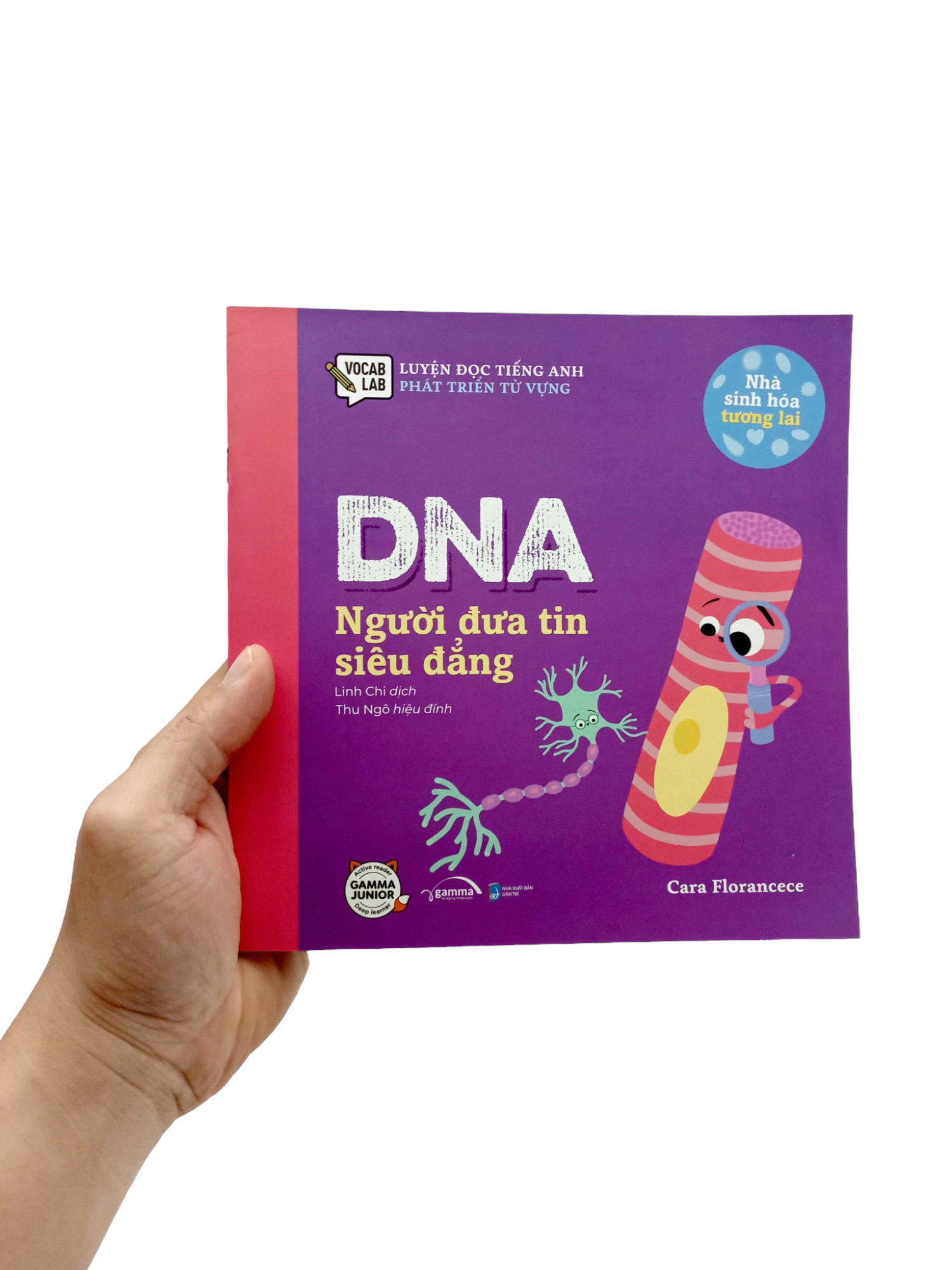 luyện đọc tiếng anh, phát triển từ vựng - nhà sinh hóa tương lai - dna - người đưa tin siêu đẳng