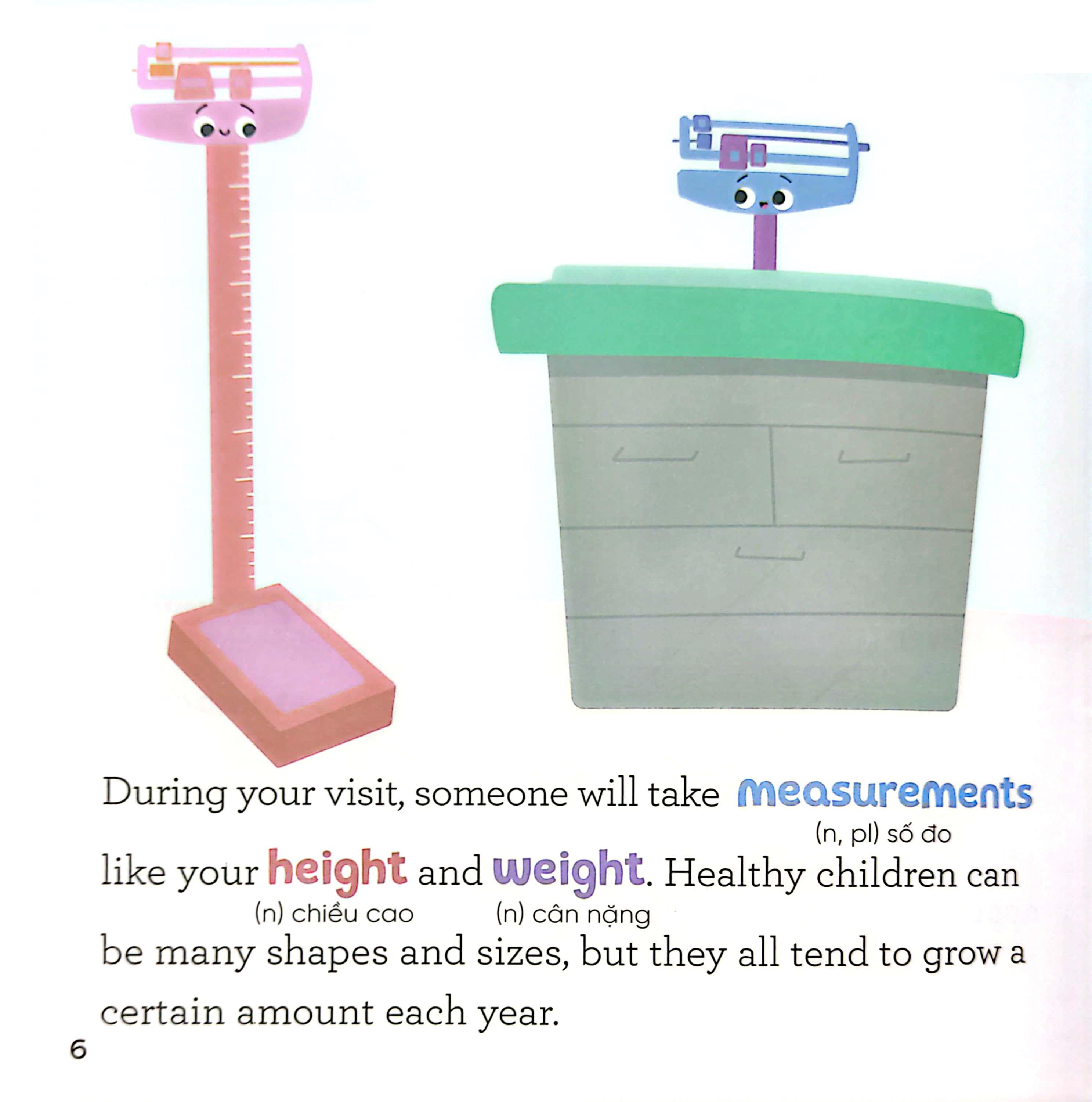 luyện đọc tiếng anh, phát triển từ vựng - nhà sinh hóa tương lai - my doctor's visit - cơ thể & sức khỏe