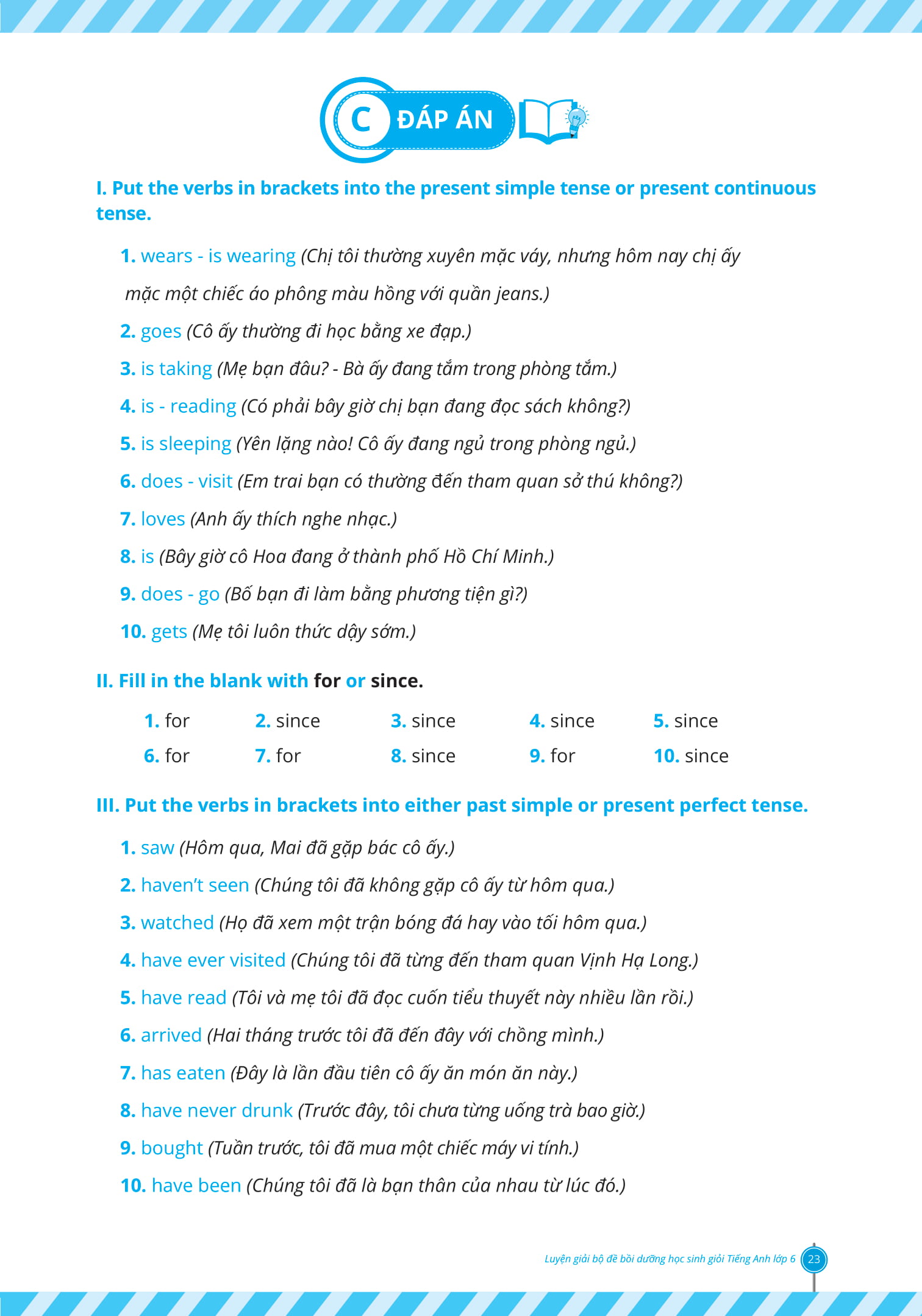 luyện giải bộ đề bồi dưỡng học sinh giỏi tiếng anh lớp 6