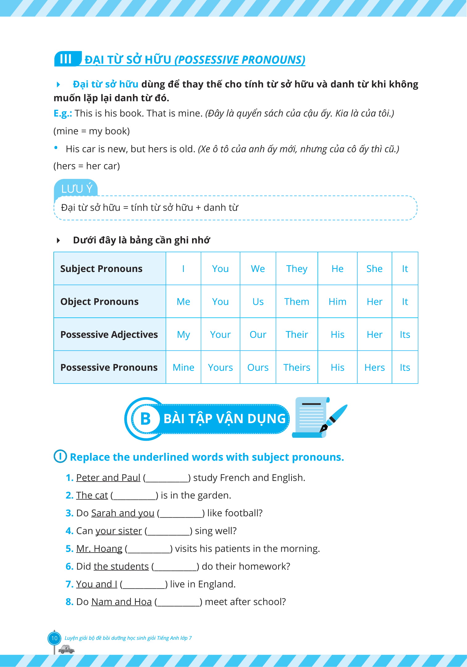 luyện giải bộ đề bồi dưỡng học sinh giỏi tiếng anh lớp 7