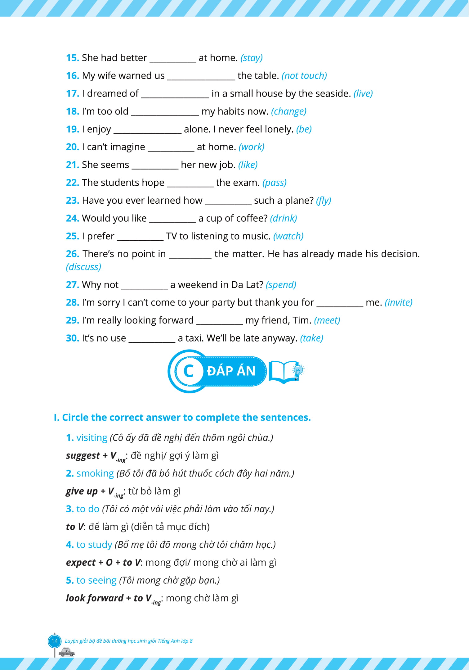 luyện giải bộ đề bồi dưỡng học sinh giỏi tiếng anh lớp 8