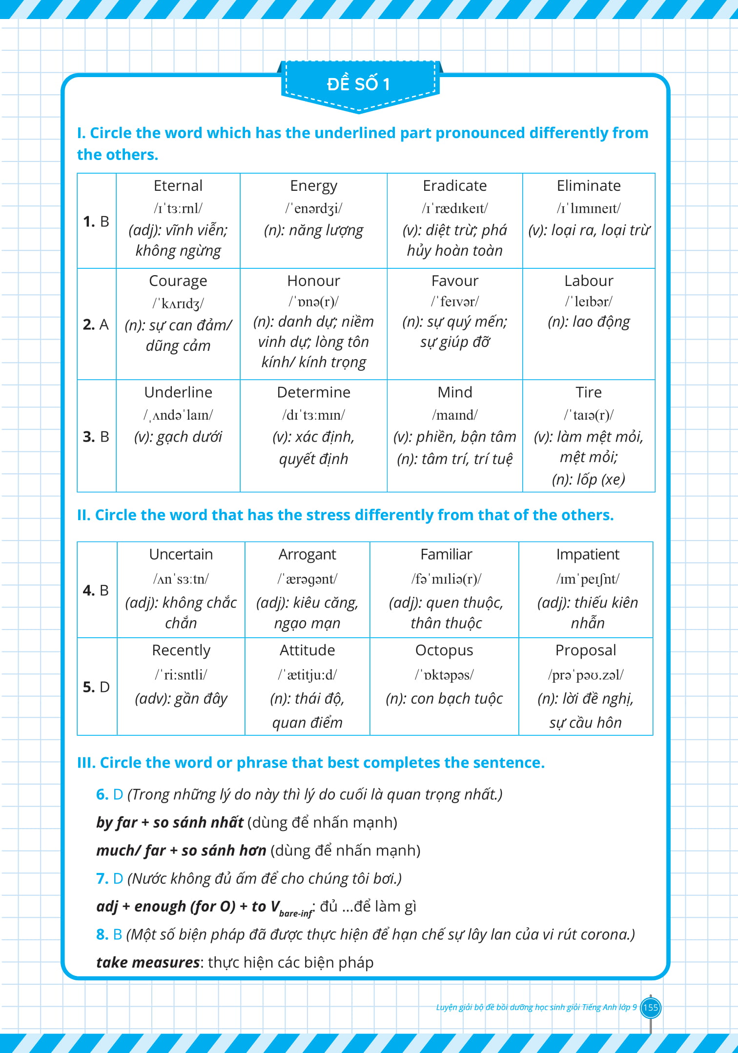 luyện giải bộ đề bồi dưỡng học sinh giỏi tiếng anh lớp 9